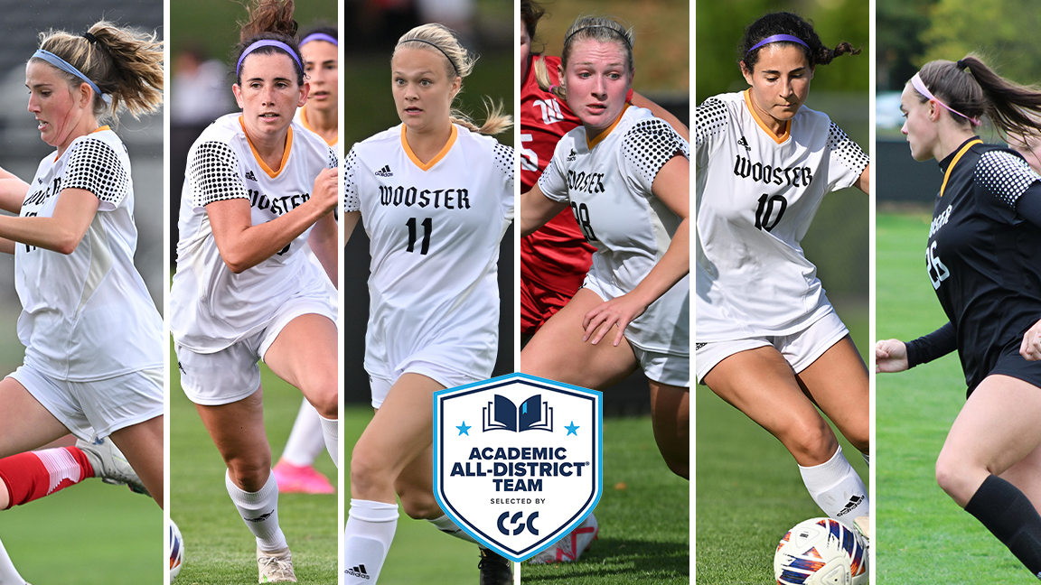 Wooster Women's Soccer Academic All-District Honorees