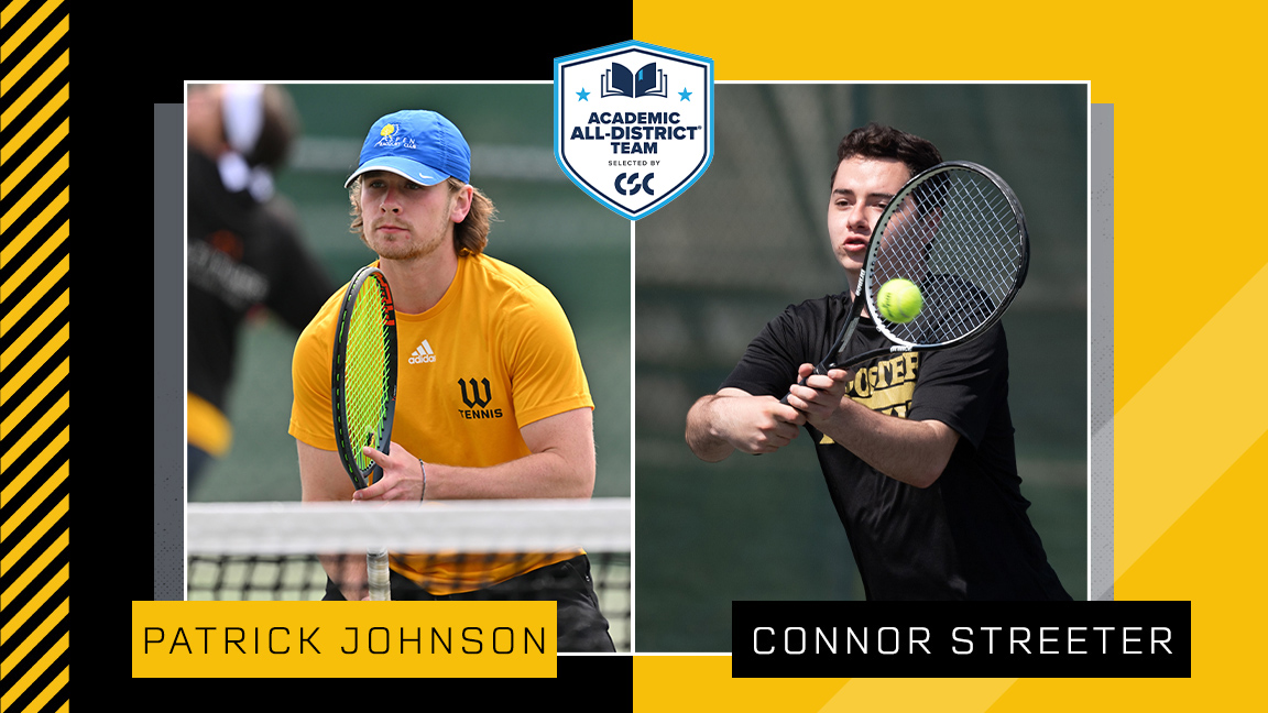 Patrick Johnson, Connor Streeter, Wooster tennis