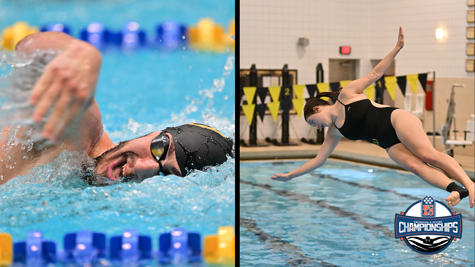 Jonah McGlumphy, Cady Eakins, Wooster Swimming & Diving